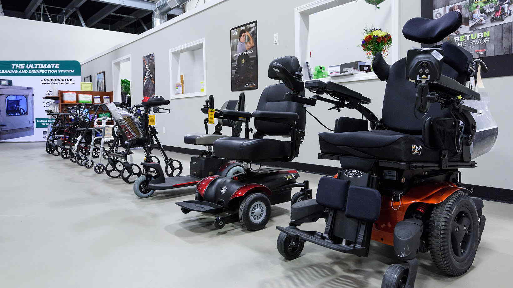 Wheelchairs & Scooters